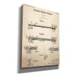 Vintage Key Blueprint Patent Parchment,  Canvas Wall Art on Sale