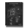 Fire Hose Cabinet Blueprint Patent Chalkboard,  Canvas Wall Art Hot on Sale