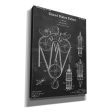 Block and Tackle Blueprint Patent Chalkboard,  Canvas Wall Art Hot on Sale