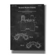 Binoculars Blueprint Patent Chalkboard,  Canvas Wall Art For Discount