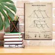 Tent Blueprint Patent Parchment,  Canvas Wall Art Online now