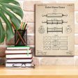 Rolling Pin Blueprint Patent Parchment,  Canvas Wall Art Cheap