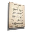 Trocar Blueprint Patent Parchment,  Canvas Wall Art on Sale