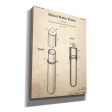 Test Tube Blueprint Patent Parchment,  Canvas Wall Art For Discount