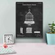 Bird Cage Blueprint Patent Chalkboard,  Canvas Wall Art For Discount