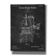 Wine Press Blueprint Patent Chalkboard,  Canvas Wall Art Hot on Sale