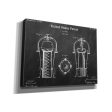 Wine Cooler Blueprint Patent Chalkboard,  Canvas Wall Art Supply