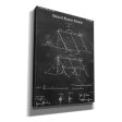 Tent Blueprint Patent Chalkboard,  Canvas Wall Art on Sale