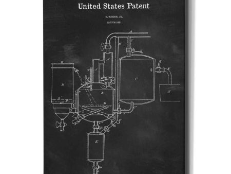 Vacuum Pan Blueprint Patent Chalkboard,  Canvas Wall Art Cheap