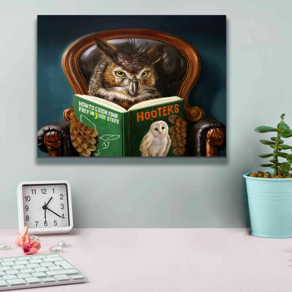 Owl Porn  by Lucia Heffernan, Canvas Wall Art Online Sale