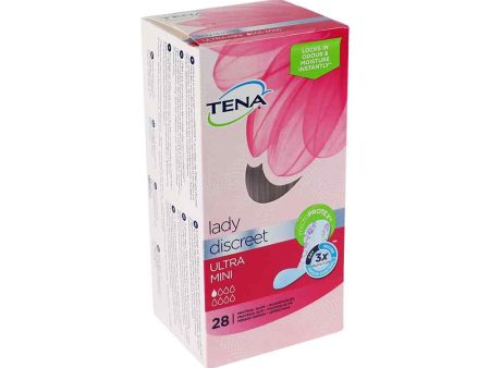 TENA Discreet Ultra Mini Inlegkruisjes - 28 stuks For Discount