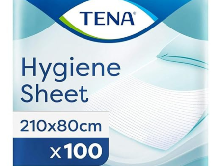 TENA Hygiëne Onderleggers 80x210 cm - Voordeelverpakking 100 stuks Online Sale