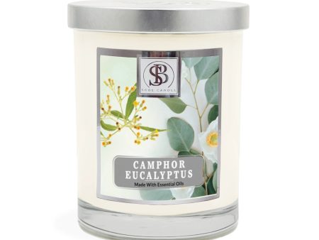 CAMPHOR EUCALYPTUS | Soy Scented Candle 11 oz Discount