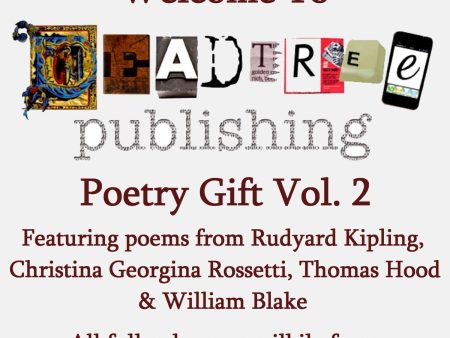 Welcome To Deadtree Publishing - Poetry Vol. 2 Sale