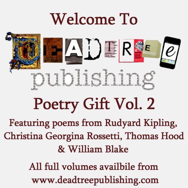 Welcome To Deadtree Publishing - Poetry Vol. 2 Sale