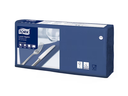 Tork lunchservet blauw, 200 stuks Fashion