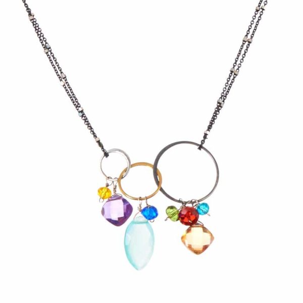 Joy Link Necklace with Marquee Center For Cheap