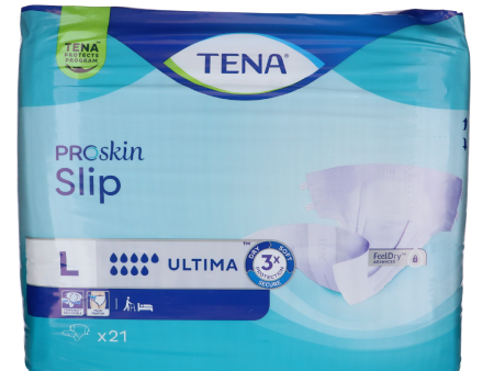 TENA Slip Ultima L - 21 Stuks | Maximale Bescherming & Comfort Supply