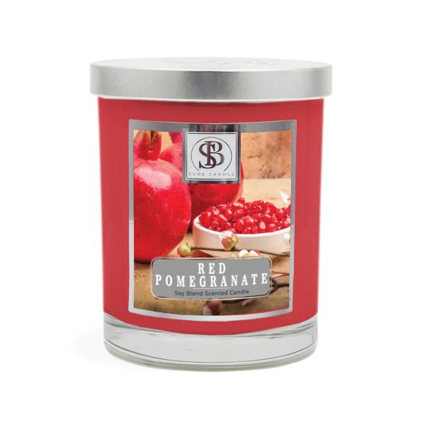 RED POMEGRANATE | Soy Blend Scented Candle 11 oz on Sale