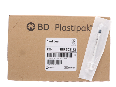 Plastipak injectie spuit 1ml tuberculine luer 303172 120st Hot on Sale