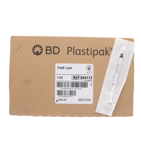 Plastipak injectie spuit 1ml tuberculine luer 303172 120st Hot on Sale