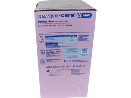 Sempercare nitril pv steriel 50 paar handschoen on Sale