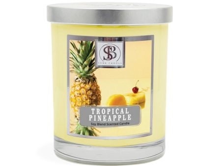 TROPICAL PINEAPPLE | Soy Scented Candle 11 oz Supply