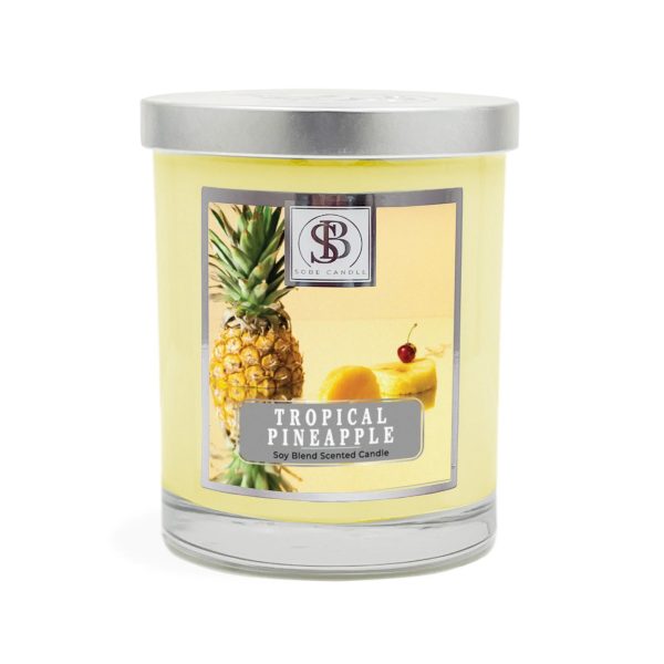 TROPICAL PINEAPPLE | Soy Scented Candle 11 oz Supply