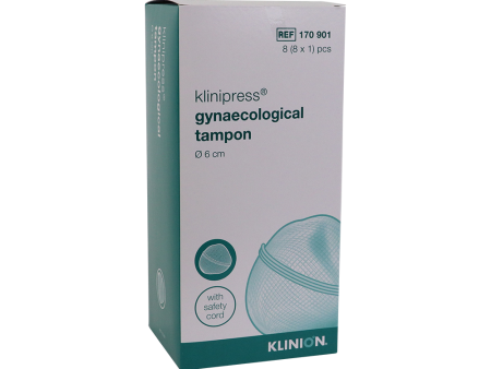 Klinipress Gynaecologische tampon met touw 8 stuks Hot on Sale