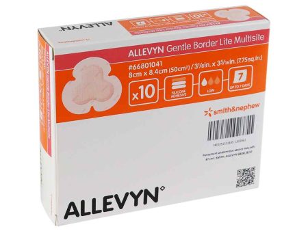 Allevyn Gentle Border Lite 8x8cm, 10st (66801041) Cheap