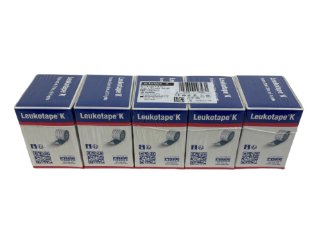 Leukotape Elastisch Kleefverband Blauw 5cm x 5m, 1st For Discount