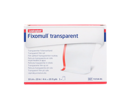 Fixomull fixatiefolie, transparant, 10mx10cm, 1st (7221601) For Discount