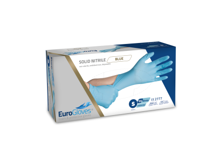 Eurogloves Handschoenen Solid-Nitrile Blauw (100 stuks) Sale