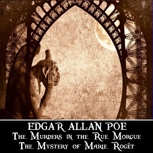 The Murders in the Rue Morgue & The Mystery of Marie Roget by Edgar Allan Poe (Audiobook) For Cheap