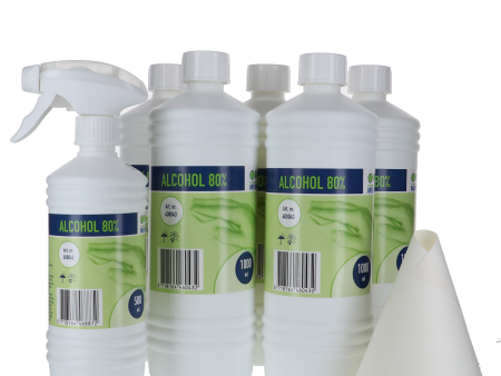 Merbach Alcohol 80 % voordeelverpakking 5 liter + 500 ml sprayflacon met gratis trechter For Discount