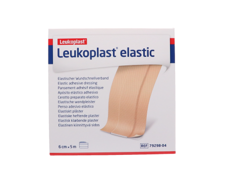 Leukoplast elastic 6cmx5m 79298-04 (6 centimeter x 5 meter) For Sale