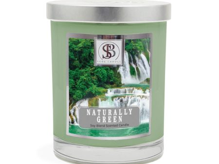 NATURALLY GREEN | Soy Blend Scented Candle 11 oz Discount