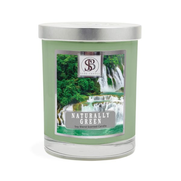 NATURALLY GREEN | Soy Blend Scented Candle 11 oz Discount