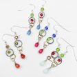 Mixed Metal Fun Everyday Colorful Drop Earrings For Sale