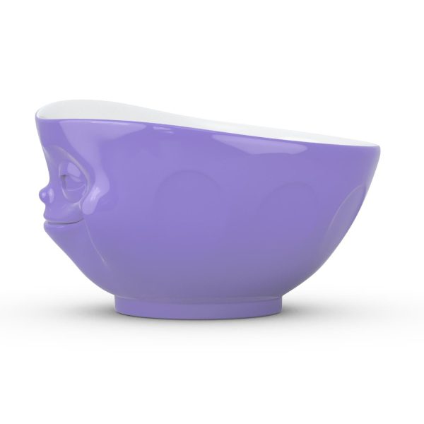 16 Oz. Bowl, Grinning Face, Purple Cheap