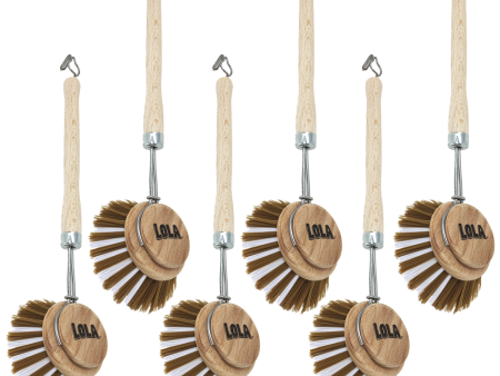 The Original  Dishwashing & Vegetable Brush, Eco-Friendly Birch Wood (Pack of 144) Hot on Sale