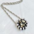 Patricia Locke Black and White Compass Slider Necklace For Discount