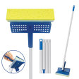 Natural Cellulose Squeeze Sponge Mop, 9  Wide Head w 4 pc threaded handle For Discount