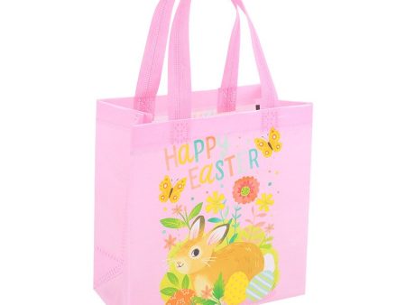 Small Fresh New Easter Series Egg Rabbit Non-woven Gift Bag Coated Waterproof Gift Storage Bag Storage Online now