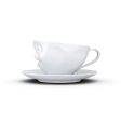 Coffee Cup with Saucer, Winking Face Online Sale