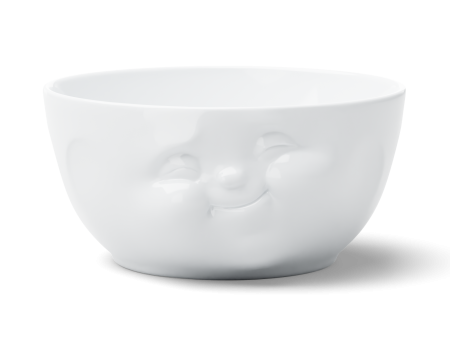 Big Porcelain Serving Bowl,  Munching  Face Online Sale