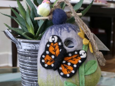 Handmade Felted Bird Houses Discount