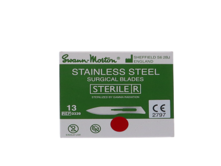 Swann Morton mesje steriel #13, 100 stuks Supply