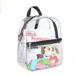 Transparent Schoolbag Fashion High Visibility Children s Beach Backpack Security Free Transparent PVC Schoolbag Storage For Discount