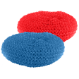 Plastic Mesh Scourer - 2 pack, each 3.375  x 1.25  Discount